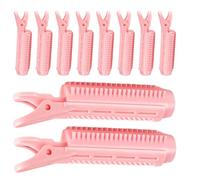 Lot de 10 pinces à cheveux pour volume, cheveux bouclés, pour le volume, les racines, les bigoudis, les rouleaux