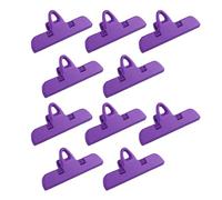Lot de 10 pinces à collation élégantes et robustes pour fermer solidement les sacs pour conserver les accessoires de maison pour divers emballages alimentaires, pinces de rangement de cuisine