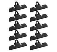 Lot de 10 pinces à collation élégantes et robustes pour fermer solidement les sacs pour conserver les accessoires de maison pour divers emballages alimentaires, pinces de rangement de cuisine