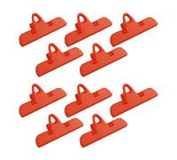 Lot de 10 pinces à collation élégantes et robustes pour fermer solidement les sacs pour conserver les accessoires de maison pour divers emballages alimentaires, pinces de rangement de cuisine