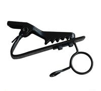 Lot de 10 pinces à cravate cravate pour microphone sans fil - Support de câble et organisateur de fils - Support sécurisé léger pour les conférences en public et les entretiens