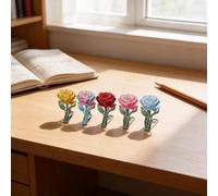 Lot de 10 pinces à nappe décoratives en acier inoxydable pour table d'extérieur, adaptées aux tables rondes, rectangulaires et pliantes