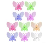 Lot de 10 pinces à orchidées légères en forme de papillon pour planter des fleurs grimpantes dans le jardin avec des fleurs grimpantes