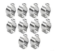 Lot de 10 pinces à ressort en acier au manganèse pour garage et terrasse 30 mm