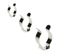 Lot de 10 pinces à ressort en acier inoxydable for outils, pinces robustes, tuyaux, accessoires de quincaillerie, cintres de rangement, ensemble for garages, patios Connecteur de collier de serrage(16