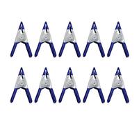 Lot de 10 pinces à ressort en métal antidérapantes pour photographie et travail du bois 5,1 cm
