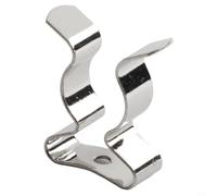 Lot de 10 pinces à ressort en tissu éponge pour un rangement efficace des outils et équipements dans les armoires et abris de jardin (12 mm)