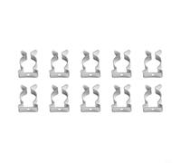 Lot de 10 pinces à ressort en tissu éponge pour un rangement efficace des outils et équipements dans les armoires et abris de jardin (16 mm)