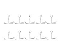 Lot de 10 pinces à ressort pour équipement d'expérimentation scolaire, instrument d'enseignement, pince d'arrêt d'eau, collier de serrage de tube en latex pour laboratoire, ressort d'eau