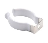 Lot de 10 pinces à ressort robustes en tissu éponge à base étroite pour organiser les outils, balais, brosses, râteaux avec fonction de serrage de tuyaux dans l'atelier, le garage et les zones de