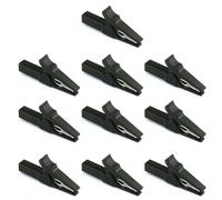 Lot de 10 pinces crocodiles entièrement isolées et faciles à utiliser pour des projets d'ingénierie électrique fiables