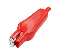 Lot de 10 pinces crocodiles pour câbles électriques de 75 mm avec coque de protection pour une connexion sécurisée, chargement de batterie, électricien, usage domestique, électricien, réparation de