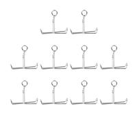 Lot de 10 pinces d'arrêt à ressort pour équipement d'expérimentation scolaire, instrument d'enseignement, pince d'arrêt d'eau, collier de serrage pour tube en latex