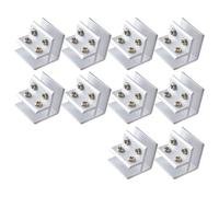 Lot de 10 pinces de fixation pour carrelage à 90 degrés pour une connexion stable en intérieur et en extérieur