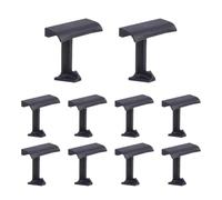 Lot de 10 pinces de montage pour panneau solaire, supports de 30 mm, guide d'eau et système de décharge de boue avec design d'installation stable, accessoire solaire pour la maison et la ferme et une