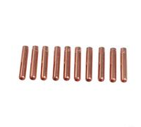 Lot de 10 pinces de soudage TIG 2,4 mm et 3,2 mm en laiton pour torche WP9 WP20 WP25 Series - Compatible avec les buses de lentille à gaz (Φ3,2 mm)