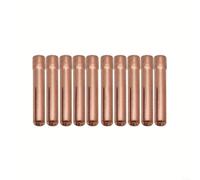 Lot de 10 pinces de soudage TIG 2,4 mm et 3,2 mm en laiton pour torche WP9 WP20 WP25 Series - Compatible avec les buses de lentille à gaz (Φ2,4 mm)