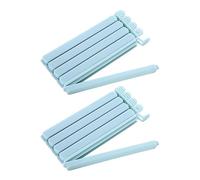 Lot de 10 pinces d'étanchéité réutilisables pour sacs alimentaires en plastique coloré pour voyage