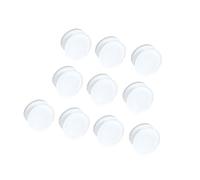 Lot de 10 pinces en acrylique transparent - 30 x 30 mm - Colle acrylique - Pour décoration de bureau