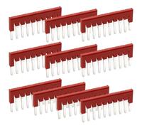 Lot de 10 pinces Fbs 2-5 pour Phoenix Contact, bornes de rail Phoenix Contact, Phönix Borniers, barre de connexion à chiffres longs, convient pour les bornes St/Pt/Ut, bronze phosphoreux, solidement