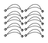 Lot de 10 pinces magnétiques multifonctionnelles pour vêtements de femmes - 10 boutons magnétiques les plus puissants - Boutons magnétiques hijab multifonctionnels pour écharpes, sacs, foulards, Siehe