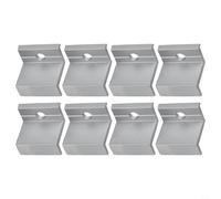Lot de 10 pinces photovoltaïques en alliage d'aluminium pour montage de panneau solaire, convient aux hauteurs de cadre de 30 mm, 32 mm, 35 mm, 40 mm, conçues pour une utilisation durable en extérieur