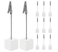 Lot De 10 Pinces Porte-Notes Bestomz - Pinces En Bois Et En Métal Pour Organiser Photos, Mémos Et Cartes