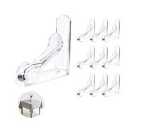 Lot de 10 Pinces pour Nappe en Plastique avec Ressort - Idéales pour Tables jusqu’à 45 mm d’Épaisseur - Résistantes aux Intempéries et Design Élégant pour Jardin et Intérieur, pince nappe exterieur