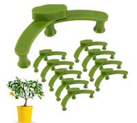 Lot de 10 pinces réglables pour entraînement à faible stress - Outils de façonnage de et d'élagage d'arbres fruitiers | Clips d'entraînement pour soutien de croissance, pressage et