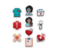 Lot de 10 Pins Charms pour Crocs Thème Voiture - Breloques Sabots Automobile Jibbitz Décoration Chaussures Enfant Adulte