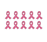 Lot De 10 Pins Personnalisé Octobre Rose Broches Pins Octobre Rose Ruban Roses De Sensibilisation Cancer Du Sein 2025 Accessoires Soutenir La Cause Survivante Du Cancer Du Sein Femmes Broche (B)