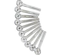 Lot de 10 pipe en verre transparent de 10 cm de long