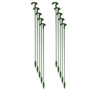 Lot de 10 piquets de support pour plantes d'intérieur - Pour jardinage intérieur, potager, orchidée, rose, tomate, lis, bonsaï, aménagement paysager, serre, balcon