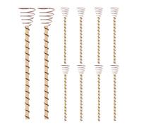 Lot de 10 piquets en cuivre pour - Environ 30 x 3 cm