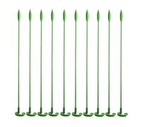 Lot de 10 piquets verticaux pour plantes d'intérieur et d'extérieur pour tomates, haricots, fleurs