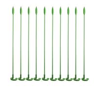 Lot de 10 piquets verticaux pour plantes d'intérieur et d'extérieur pour tomates, haricots, fleurs
