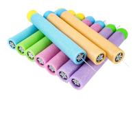 Lot de 10 Pistolets à Eau Mousse - Fusils à Eau Légers & Ergonomiques, Portée Longue 9m, Jouet d'Été Outdoor Parfait pour Enfants (Couleur Aléatoire)