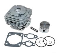 Lot de 10 pistons cylindriques pour Mac 741 BC420 Spartan 424 440 441 OM43 pour Efco 8410 pour Oleo pour Mac Pièces de débroussailleuse en fonte