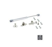 Lot de 10 pistons pour meubles à portes relevables force 11 kg et course 80 mm
