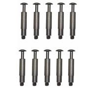 jardiboutique - Lot de 10 Pitons Douille INOX ø 12 mm, pour bâche de Piscine.