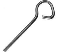 Lot de 10 pitons P évolution en inox - 13 cm -