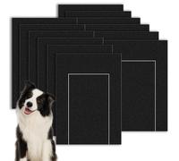 Lot de 10 planches de papier abrasif de rechange pour griffoir de chien, 35 x 25 cm, feuilles de papier abrasif de rechange pour soins des ongles des animaux de compagnie