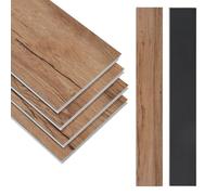Lot de 10 planches vinyle SPC Okapirg 2 196 m² 5 mm 122 x 18 cm effet chêne nordique