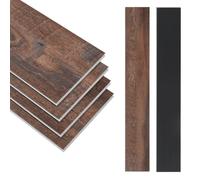 Lot de 10 planches vinyle SPC Okapirg 2,196 m² 5 mm 122 x 18 cm effet chêne rustique
