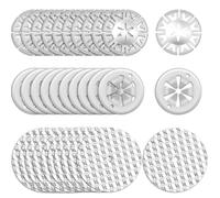 Lot de 10 plaques de protection thermique pour voiture : disques de serrage TPTGIAR garde-chaleur, disques de sécurité en acier galvanisé φ30 mm et disques de bouclier thermique en acier inoxydable