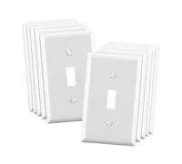 Lot de 10 plaques murales standard américaines de 11,5 x 7,9 cm pour maison, dortoir, hôtel - 1 petit trou