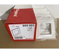 Lot de 10 plaques simples NILOE Blanc 1 poste NILOE PUR Legrand 665001