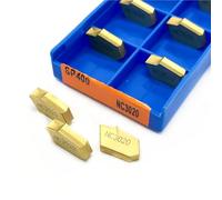 Lot De 10 Plaquettes Carbure Fendues SP300 SP400 PC9030 NC3020 NC3030, Outil De Tournage Pour Rainurage Et Tronçonnage Des Métaux Plaquettes de Carbure CNC(SP400 NC3020)