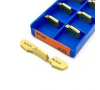 Lot De 10 Plaquettes Carbure Fendues SP300 SP400 PC9030 NC3020 NC3030, Outil De Tournage Pour Rainurage Et Tronçonnage Des Métaux Plaquettes de Carbure CNC(SP300 NC3030)
