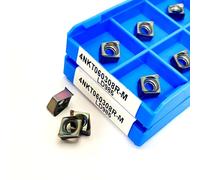 Lot de 10 plaquettes de fraisage en alliage dur 4NKT060308, à avance rapide, for tour CNC Nano Blue